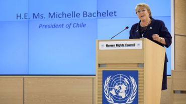 Michelle Bachelet, présidente du Chili