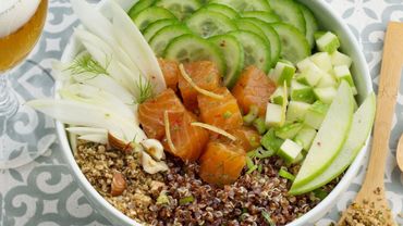 Buddha Bowls Quinoa Saumon Healthy Facile