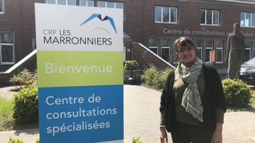 Le docteur Virginie Roobaert coordonne les équipes mobiles du CRP "Les Marronniers" à Tournai.
