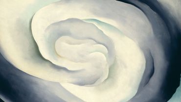 Georgia O'Keeffe, "Abstraction White Rose" (1927)