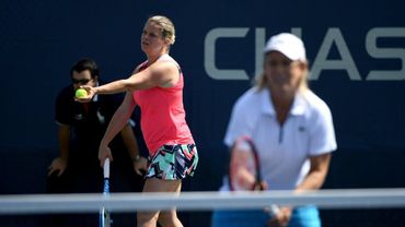 Kim Clijsters et Martina Navratilova Kim Clijsters et Martina Navratilova