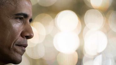 Le Premier ministre italien Matteo Renzi et le président américain Barack Obama dans le Bureau ovale de la Maison Blanche, à Washington DC, le 17 avril 2015