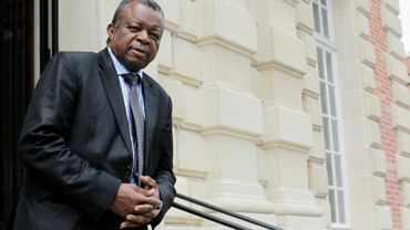 Le directeur de l'Institut national de recherche biomédicale (INRB), Jean-Jacques Muyembe de la République démocratique du Congo, le 28 mai 2015 à Paris