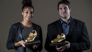 Nafissatou Thiam et Philip Milanov Spikes d'or 2015 Nafissatou Thiam et Philip Milanov Spikes d'or 2015