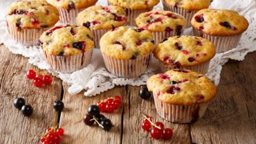 La Recette A 3 Ingredients De Candice Muffins Aux Fruits Rouges Sans Farine