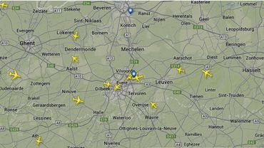 Decouvrez La Carte Illustrant Le Survol De Bruxelles En Temps Reel