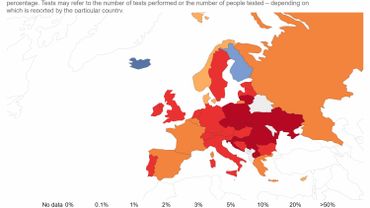 Retours De Zone Rouge Des Taux De Positivite De 2 A 13 Selon Les Regions Visitees