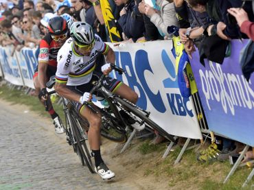 Peter Sagan, quelques instants avant la chute... Peter Sagan, quelques instants avant la chute...