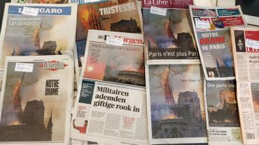 « Notre drame » : les Unes de la presse au lendemain de l’incendie de Notre-Dame de Paris « Notre drame » : les Unes de la presse au lendemain de l’incendie de Notre-Dame de Paris