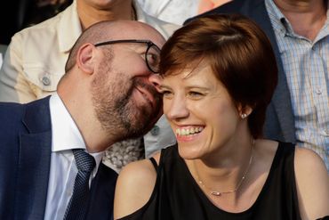 Amélie Derbaudrenghien, l'épouse de Charles Michel. Amélie Derbaudrenghien, l'épouse de Charles Michel.