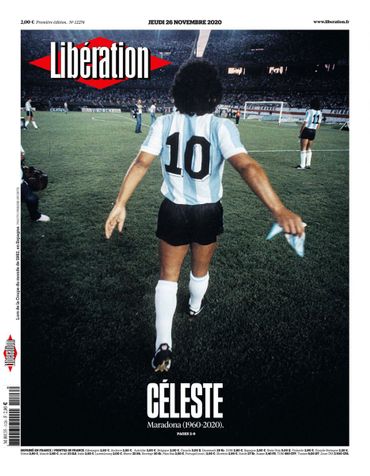 L'hommage des journaux à Diego Armando Maradona : revue de presse des plus belles unes L'hommage des journaux à Diego Armando Maradona : revue de presse des plus belles unes