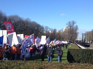 Manifestation des sidérurgistes ce lundi à Bruxelles: plusieurs tunnels fermés Manifestation des sidérurgistes ce lundi à Bruxelles: plusieurs tunnels fermés