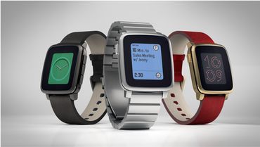 The Pebble Time Steel Smartwatch The Pebble Time Steel Smartwatch