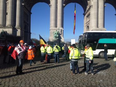 Manifestation des sidérurgistes ce lundi à Bruxelles: plusieurs tunnels fermés Manifestation des sidérurgistes ce lundi à Bruxelles: plusieurs tunnels fermés