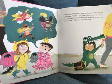 "Princesse Kevin" ou l'histoire d'un petit garçon qui a choisi un déguisement de princesse et qui ne voit pas pourquoi les filles pourraient varier et pas les garçons - éditions p'tit Glénat "Princesse Kevin" ou l'histoire d'un petit garçon qui a choisi un déguisement de princesse et qui ne voit pas pourquoi les filles pourraient varier et pas les garçons - éditions p'tit Glénat