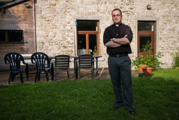 Nicolas, séminariste namurois depuis quelques mois Nicolas, séminariste namurois depuis quelques mois