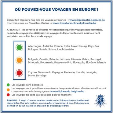 Réouverture des frontières : quels sont les pays qui n’acceptent pas (encore) les Belges ? Réouverture des frontières : quels sont les pays qui n’acceptent pas (encore) les Belges ?
