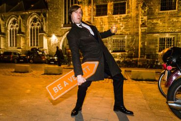 Felix Van Groeningen à la première de "Belgica" à Gand Felix Van Groeningen à la première de "Belgica" à Gand