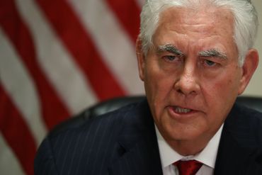 Le secrétaire d'Etat américain Rex Tillerson Le secrétaire d'Etat américain Rex Tillerson