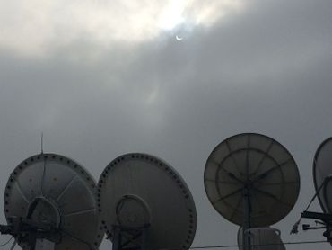 Vue sur le toit de la RTBF Vue sur le toit de la RTBF