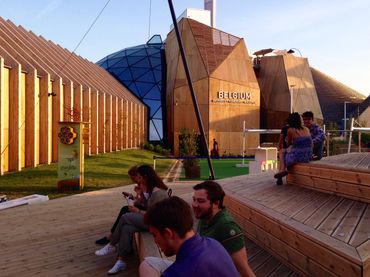 Le pavillon belge Le pavillon belge