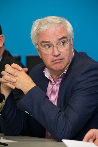 Carl Decaluwé, le gouverneur de Flandre occidentale, le 06/10/2015 à Zeebruges Carl Decaluwé, le gouverneur de Flandre occidentale, le 06/10/2015 à Zeebruges