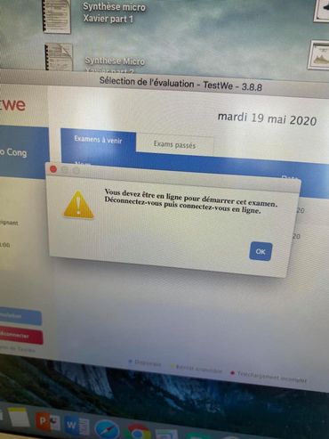 Les étudiants de l'UCLouvain inquiets : pour certains TestWe ne fonctionne pas Les étudiants de l'UCLouvain inquiets : pour certains TestWe ne fonctionne pas