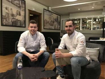 Les 2 nouveaux et jeunes chefs du "Le Gastronome" : Sébastien Hankard et Jean Vrijdaghs, Les 2 nouveaux et jeunes chefs du "Le Gastronome" : Sébastien Hankard et Jean Vrijdaghs,