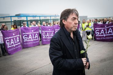 Michel Vandenbosch, de Gaia, à Tielt, ce 03 avril Michel Vandenbosch, de Gaia, à Tielt, ce 03 avril