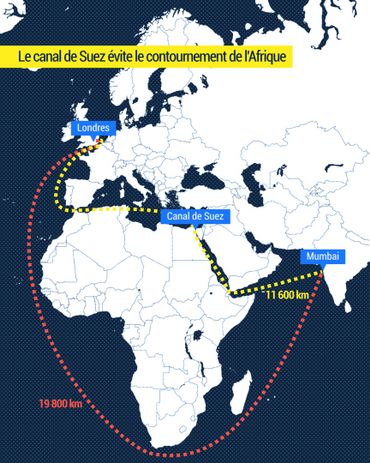 Canal de Suez : la petite et la grande histoire d'un ouvrage convoité Canal de Suez : la petite et la grande histoire d'un ouvrage convoité