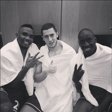 Eto'o-Hazard et Demba Ba Eto'o-Hazard et Demba Ba