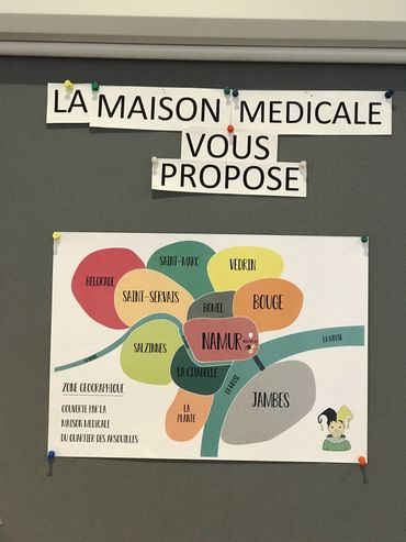 Le périmètre couvert par la maison médicale du quartier des Arsouilles à Namur. Le périmètre couvert par la maison médicale du quartier des Arsouilles à Namur.