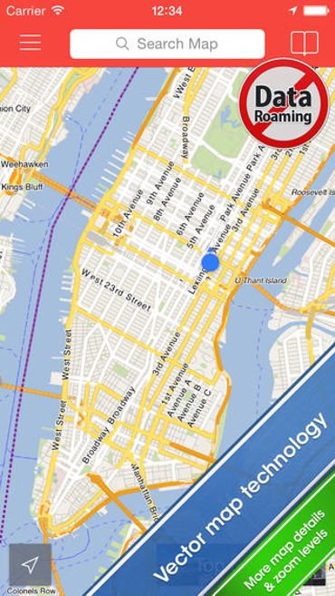 City Maps2Go, l'appli qui signale les points d'intérêt touristiques. City Maps2Go, l'appli qui signale les points d'intérêt touristiques.