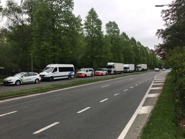 Le contrôle s'est déroulé ce mardi le long du boulevard de la Woluwe Le contrôle s'est déroulé ce mardi le long du boulevard de la Woluwe