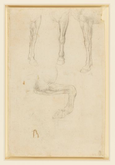 Verso de la feuille d'étude. Verso de la feuille d'étude.