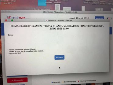Les étudiants de l'UCLouvain inquiets : pour certains TestWe ne fonctionne pas Les étudiants de l'UCLouvain inquiets : pour certains TestWe ne fonctionne pas
