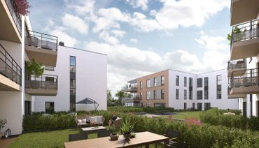 En plus des logements étudiants, des logements résidentiels classiques sont également prévus. En plus des logements étudiants, des logements résidentiels classiques sont également prévus.