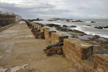 Les canons sur les remparts d'Essaouria Les canons sur les remparts d'Essaouria