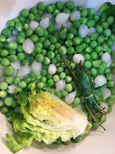 Recette de Carlo : Petits pois à la française Recette de Carlo : Petits pois à la française