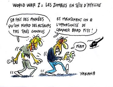 Les zombies craquent pour Brad Pitt Les zombies craquent pour Brad Pitt