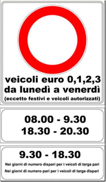 Italie: des panneaux pas toujours clairs et pas toujours visibles. Italie: des panneaux pas toujours clairs et pas toujours visibles.