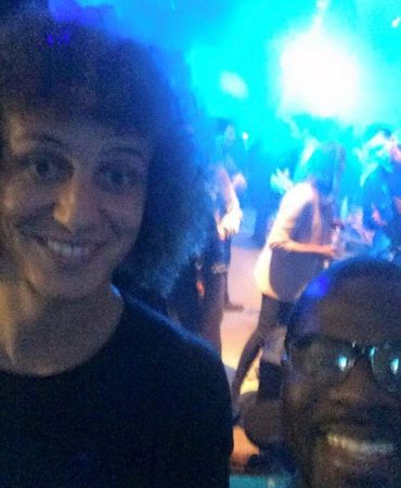 David Luiz avec Bombele David Luiz avec Bombele