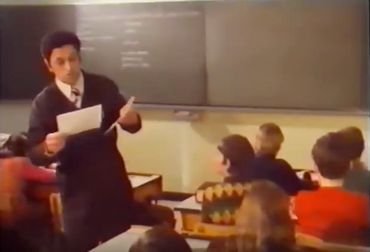 Louis Toussaint dans sa classe. Louis Toussaint dans sa classe.