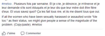 Après #Balance ton porc, #Me too fait le tour du monde pour dénoncer le harcèlement sexuel Après #Balance ton porc, #Me too fait le tour du monde pour dénoncer le harcèlement sexuel