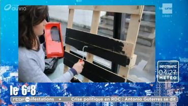 Vous pouvez par exemple utiliser de la peinture "tableau" Vous pouvez par exemple utiliser de la peinture "tableau"