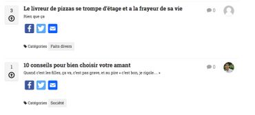 Extrait du site Clickbait Extrait du site Clickbait