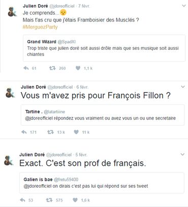 Julien Doré déchaîné sur Twitter: quelques-unes de ses meilleures répliques Julien Doré déchaîné sur Twitter: quelques-unes de ses meilleures répliques