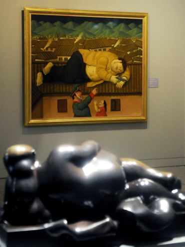 New Fernando Botero painting in Antioquia museum New Fernando Botero painting in Antioquia museum