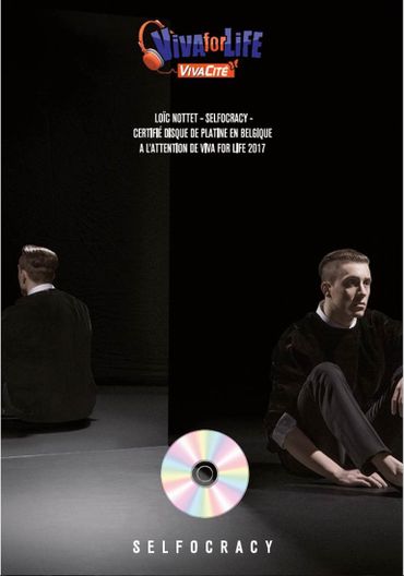 Disque de Platine de Loïc Nottet "Selfocracy" Disque de Platine de Loïc Nottet "Selfocracy"