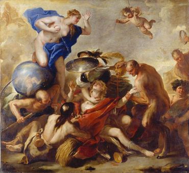 La jeunesse tentée par les vices, par Luca Giordano La jeunesse tentée par les vices, par Luca Giordano